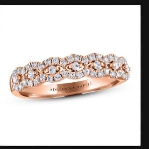 Rose gold diamond ring